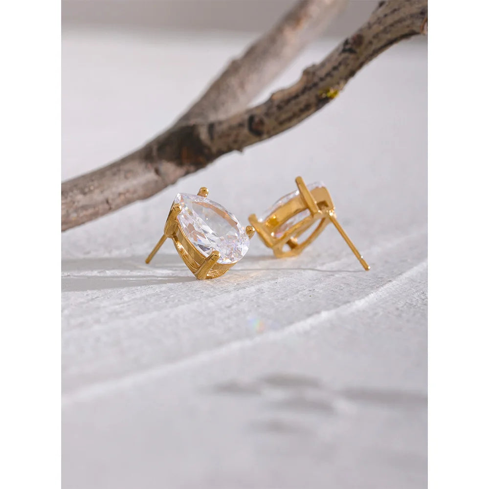 Major Flare Cubic Zirconia Necklace + Earrings Major Flare Cubic Zirconia Necklace + Earrings